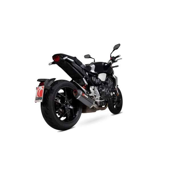 Scorpion Exhaust Honda CB1000 R 2018 - 2020 Serket Parallel Slip-on Carbon Fibre Sleeve